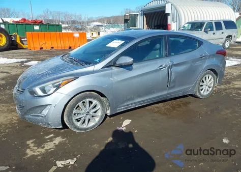 2015 Hyundai Elantra Se из США, поврежденный, VIN KMHDH4AE6FU422055